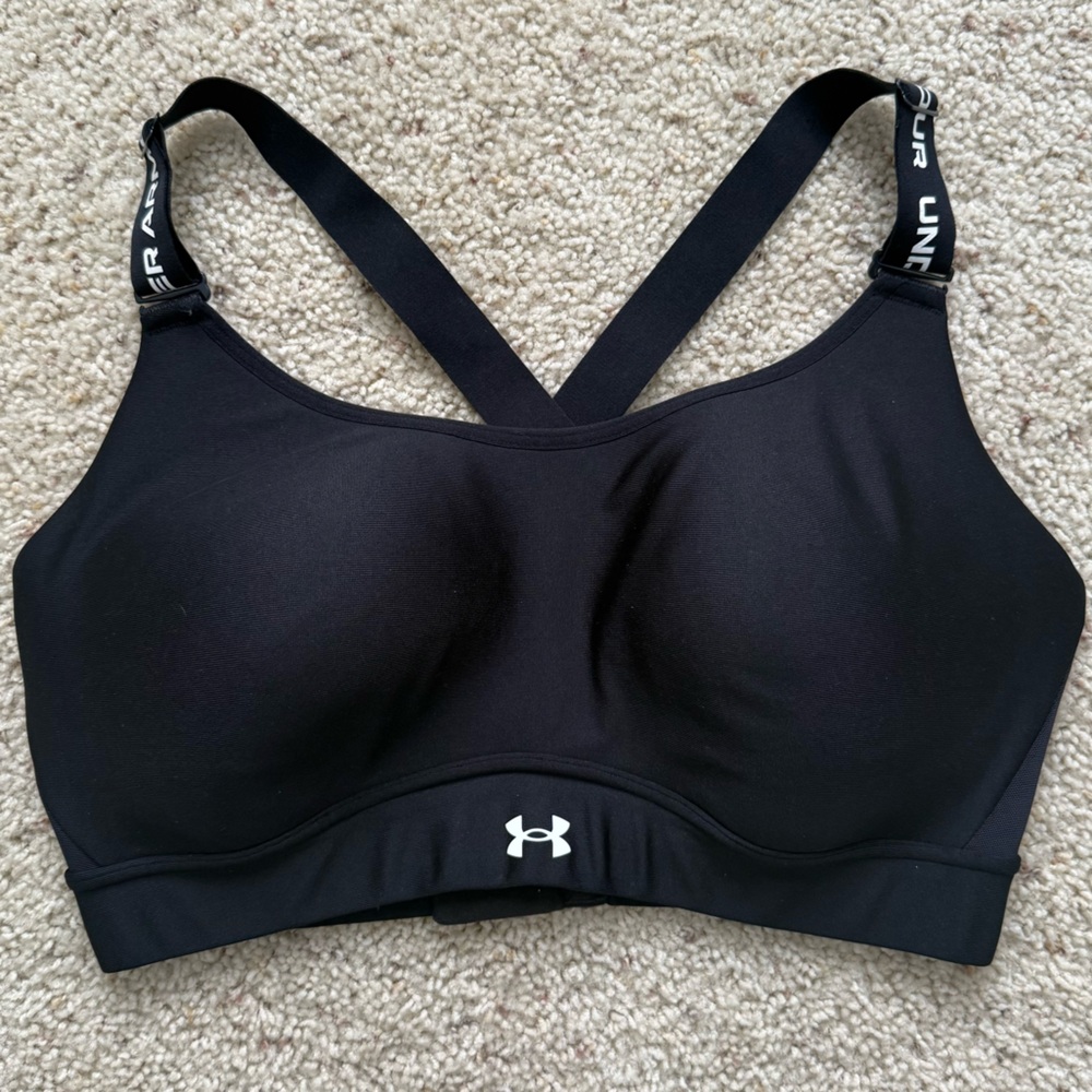 Under Armour Infinity 2.0 High Sports Bra Black Size L (D-DD)